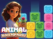 Jwèt Animal blòk pòp devinèt sou entènèt