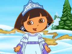 Jwèt Dora The Explorer Dora Saves the Snow Princess sou entènèt