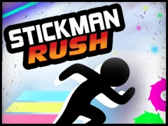 Jwèt Stickman Rush sou entènèt