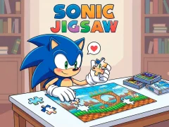Jwèt Sonic Jigsaw sou entènèt