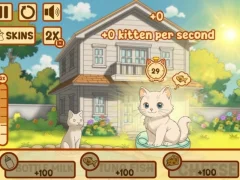 Jwèt Click Kitty Idle sou entènèt