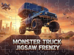 Jwèt Monster Truck Jigsaw Frenzy sou entènèt