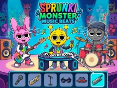 Jwèt Sprunki Monster Music Beats sou entènèt