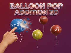 Jwèt Balloon Pop Addition 3D sou entènèt