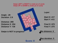 Jwèt Candy Shake Shake Gravity Puzzle sou entènèt