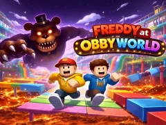 Jwèt Freddy at Obby World sou entènèt