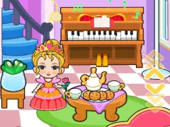 Jwèt Paper Princess Doll Dress Up sou entènèt