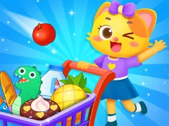 Jwèt Supermarket Shopping For Kids sou entènèt