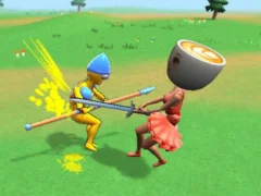Jwèt Ragdoll Arena! Fun Spear Battle! sou entènèt