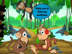 Jwèt Find The Monkey Necklace sou entènèt