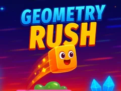Jwèt Geometry Rush sou entènèt