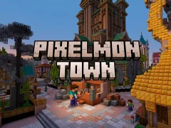 Jwèt Pixelmon Town sou entènèt