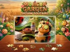 Jwèt Mojicon Garden Jigsaw Solitaire! sou entènèt