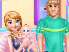 Jwèt Pregnant Anna and Baby Care sou entènèt