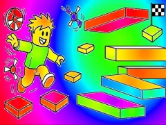 Jwèt Coloring Book: Roblox Obby Runner sou entènèt