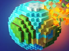 Jwèt Pixel World sou entènèt