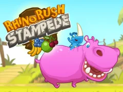 Jwèt Rhino Rush Stampede sou entènèt