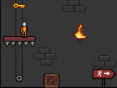 Jwèt One Level Stickman Jailbreak sou entènèt