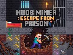 Jwèt Noob Miner: Escape From Prison sou entènèt