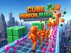 Jwèt Cube Minion Rush sou entènèt