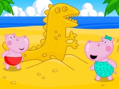 Jwèt Hippo Beach Adventures sou entènèt