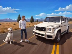 Jwèt G Wagon City Driver sou entènèt
