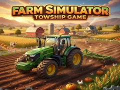Jwèt Farm Simulator Township Game sou entènèt