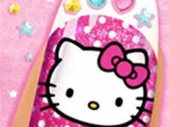 Jwèt Hello Kitty Nail Salon sou entènèt