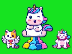 Jwèt Unicorns Jumper sou entènèt
