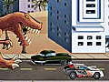 Jwèt T Rex Rampage Prehistoric Pizza sou entènèt
