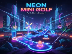 Jwèt Neon Mini Golf sou entènèt