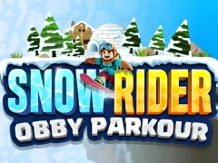 Jwèt Snow Rider Obby Parkour sou entènèt