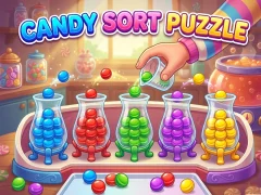 Jwèt Candy Sort Puzzle sou entènèt