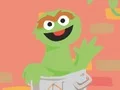 Jwèt 123 Sesame Street: Oscar's Trash Launch sou entènèt