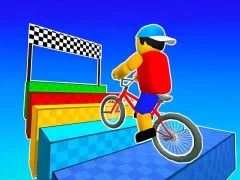 Jwèt Obby On a Bike sou entènèt