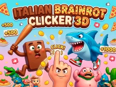 Jwèt Italian Brainrot Clicker 3D sou entènèt