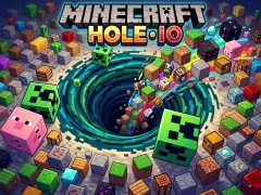 Jwèt Minecraft Hole IO sou entènèt