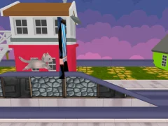 Jwèt Cat Candy Run sou entènèt