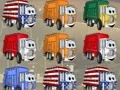 Jwèt Garbage Trucks Matching sou entènèt