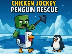 Jwèt Chicken Jockey: Penguin Rescue sou entènèt