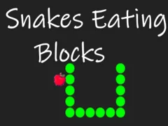 Jwèt Snakes Eating Blocks sou entènèt