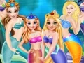 Jwèt Princess Mermaid Style Dress Up sou entènèt