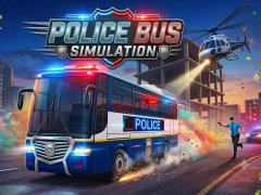 Jwèt Police Bus Simulation sou entènèt