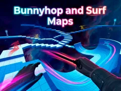 Jwèt Bunnyhop and Surf Maps sou entènèt