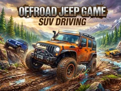 Jwèt Offroad Jeep Game SUV Driving sou entènèt