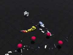 Jwèt Pixel Car vs Cops 2020 sou entènèt