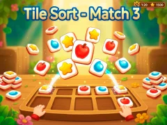 Jwèt Tile Sort - Match 3 sou entènèt