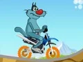 Jwèt Oggy And The Cockroaches Bike sou entènèt