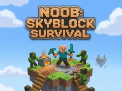 Jwèt Noob: Skyblock Survival sou entènèt