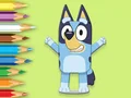 Jwèt Coloring Book: Happy Bluey sou entènèt